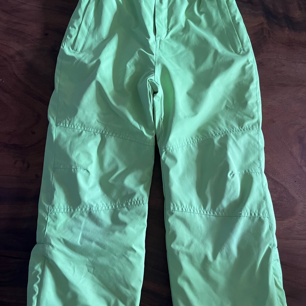 Neon Green Snow Pants